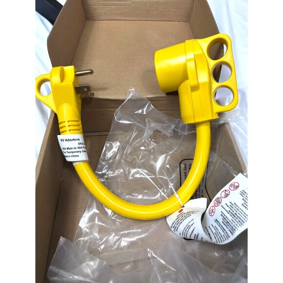 Kohree RV Plug Adapter 18" 30A Male to 50A Female Power Cord - Picture 10 of 12